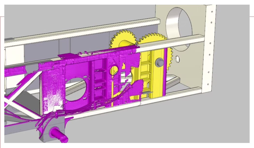 Industrial 3D scanning for legacy parts to reverse engineer obsolete heavy equipment component in mining facility