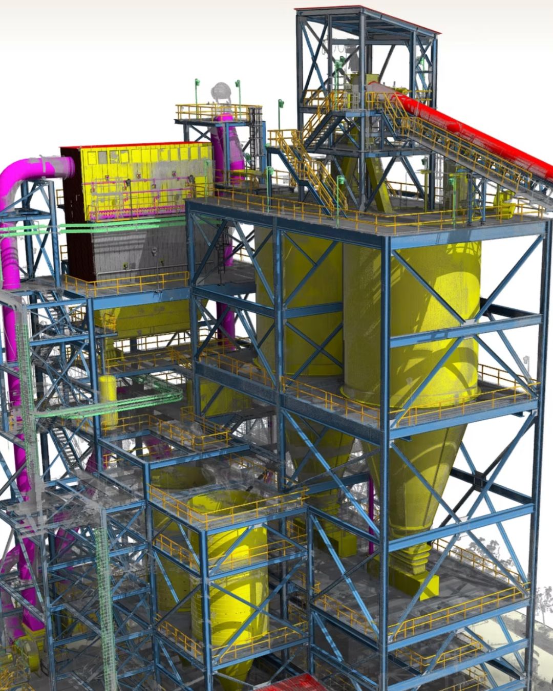 3D scanning heavy equipment component for reverse engineering in mining operation